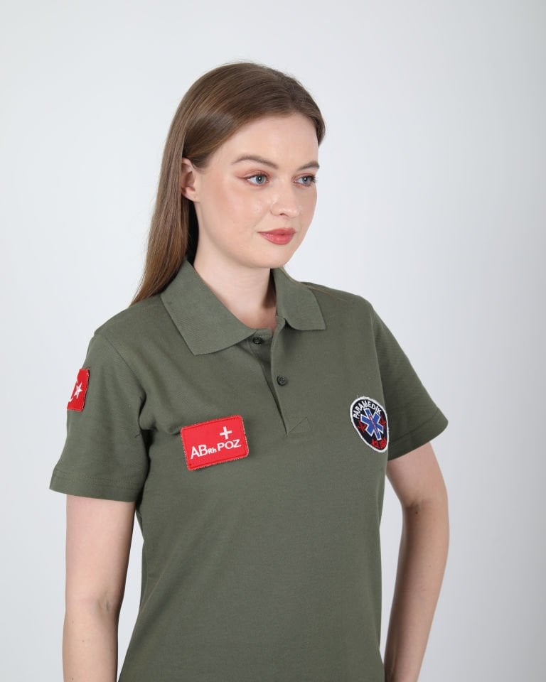Yeni Paramedik Haki Yeşili Lacost T-shirt (Unisex)