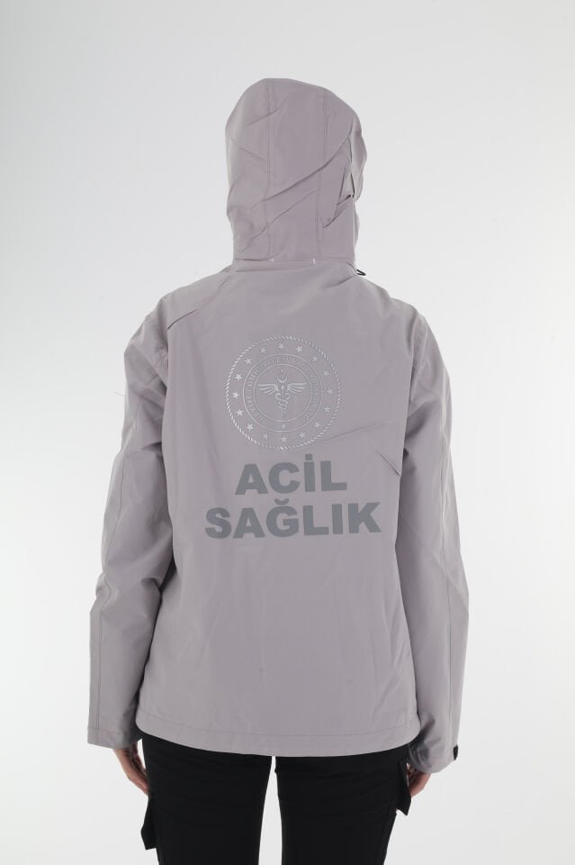 YENİ 112 Acil Sağlık Duman Grisi Mevsimlik Mont (Unisex)