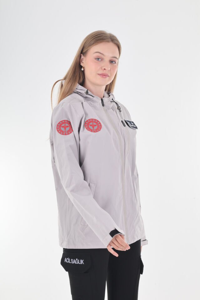 YENİ 112 Acil Sağlık Duman Grisi Mevsimlik Mont (Unisex)