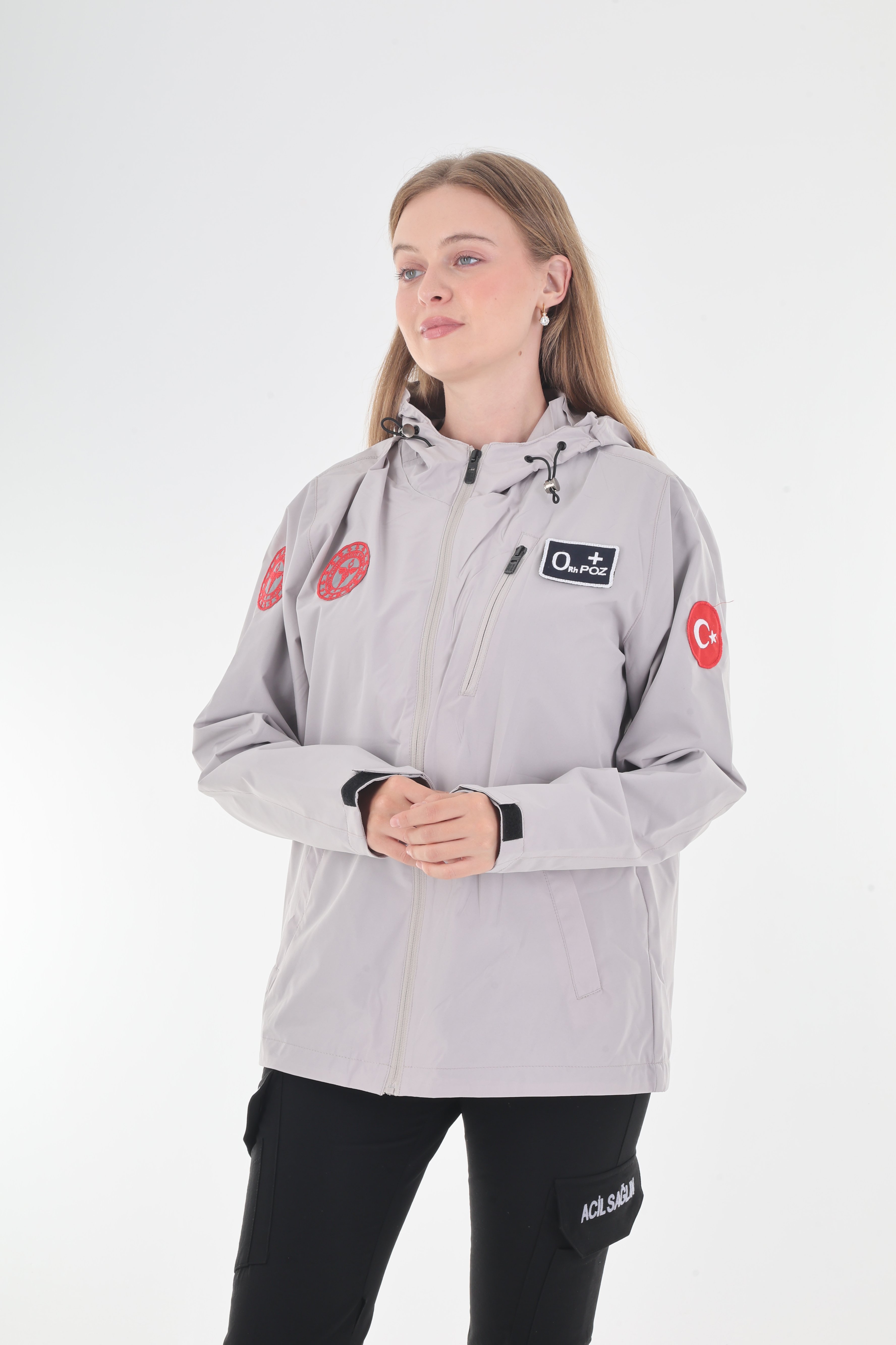 YENİ 112 Acil Sağlık Duman Grisi Mevsimlik Mont (Unisex)