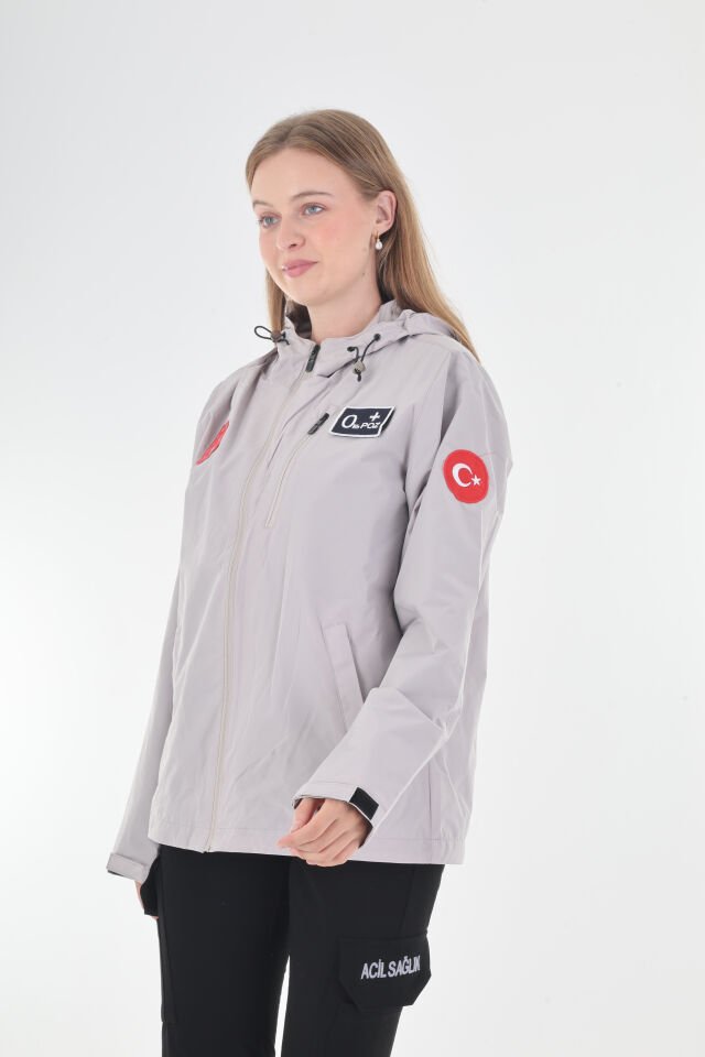 YENİ 112 Acil Sağlık Duman Grisi Mevsimlik Mont (Unisex)