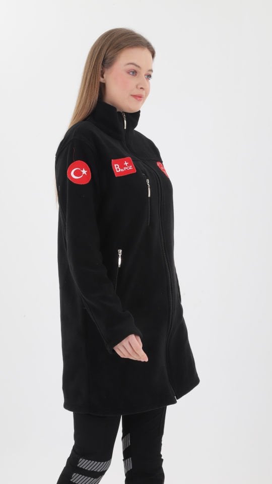 Yeni 112 Acil Sağlık Siyah Tunik Polar