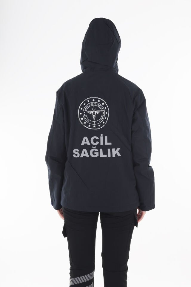 YENİ 112 Acil Sağlık Lacivert Mevsimlik Mont (Unisex)
