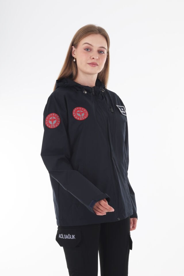 YENİ 112 Acil Sağlık Lacivert Mevsimlik Mont (Unisex)