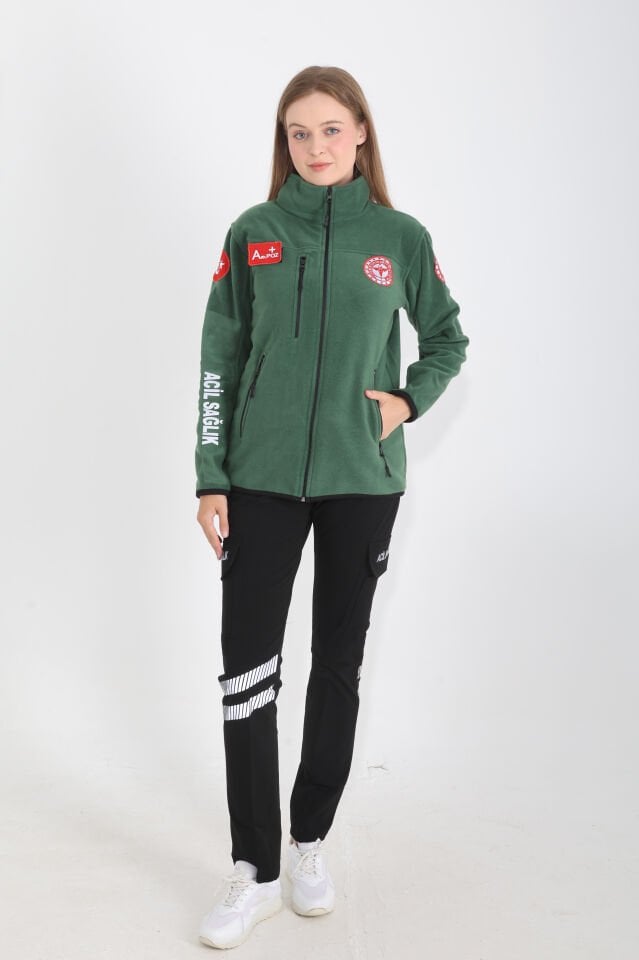 Yeni 112 Acil Sağlık Avcı Yeşili Polar (Unisex)