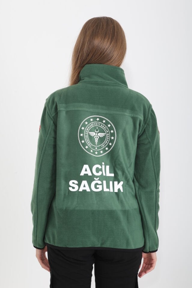 Yeni 112 Acil Sağlık Avcı Yeşili Polar (Unisex)