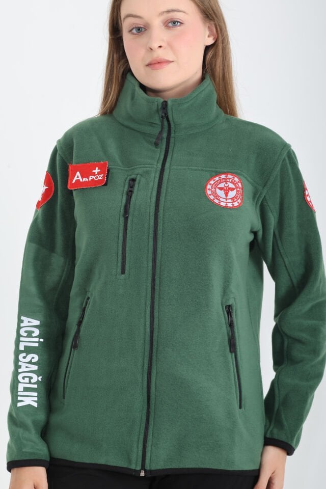 Yeni 112 Acil Sağlık Avcı Yeşili Polar (Unisex)