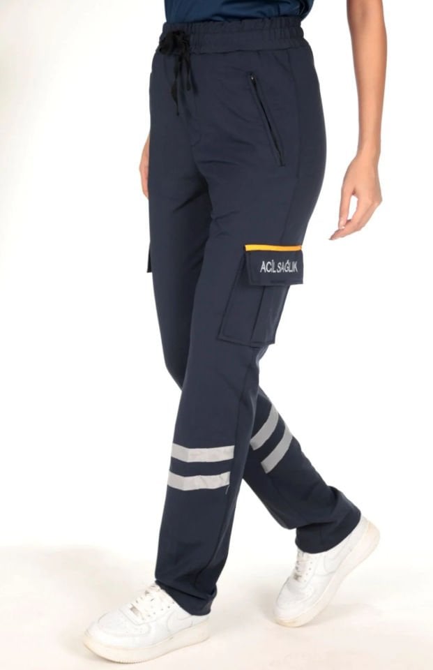 Yeni 112 Acil Sağlık Yazlık Likralı Eşofman Pantolon (Unisex)