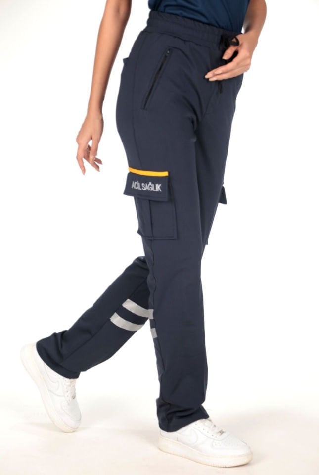 Yeni 112 Acil Sağlık Yazlık Likralı Eşofman Pantolon (Unisex)