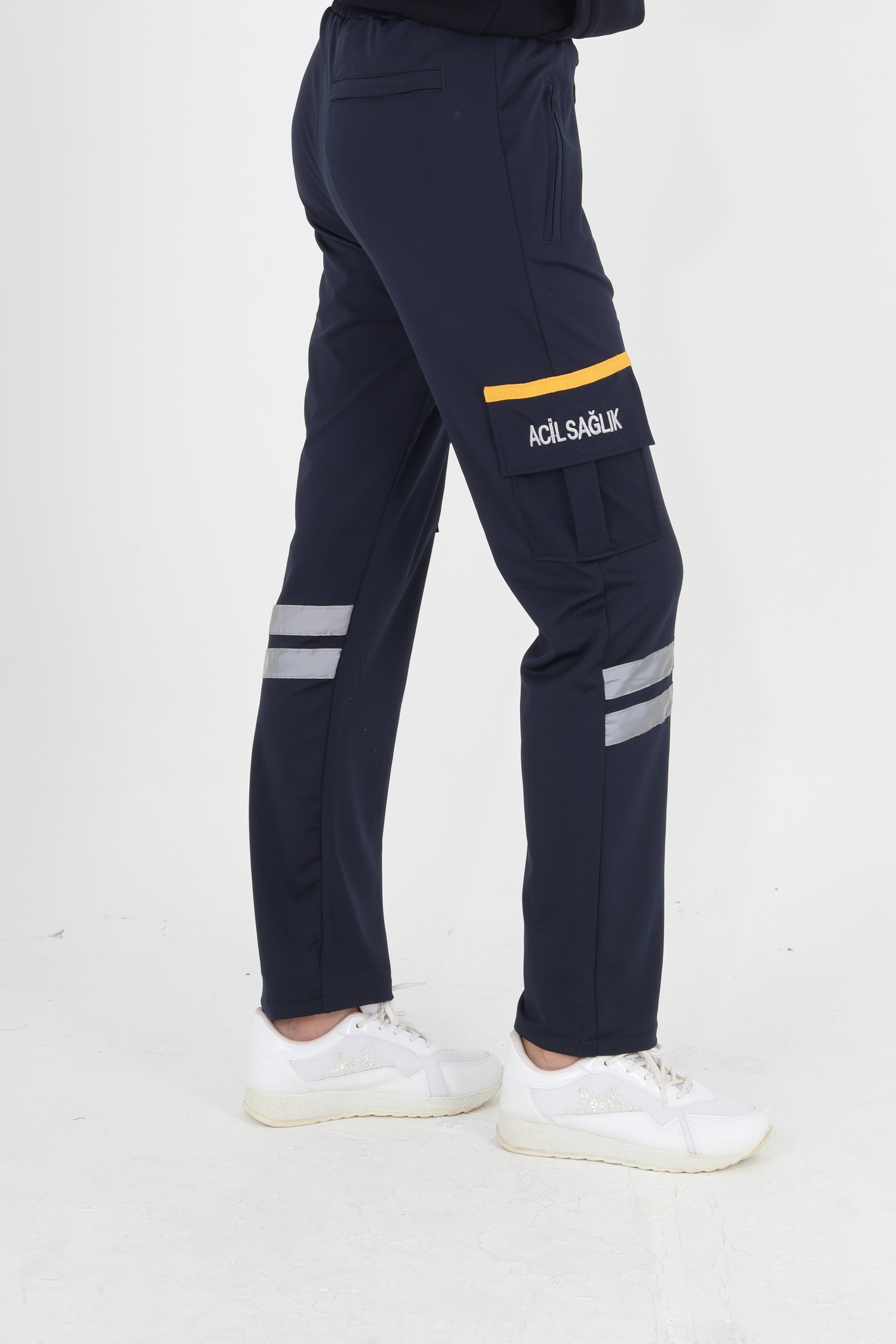 112 Acil Sağlık 4 Mevsim Likralı Lacivert Eşofman Pantolon (Unisex)