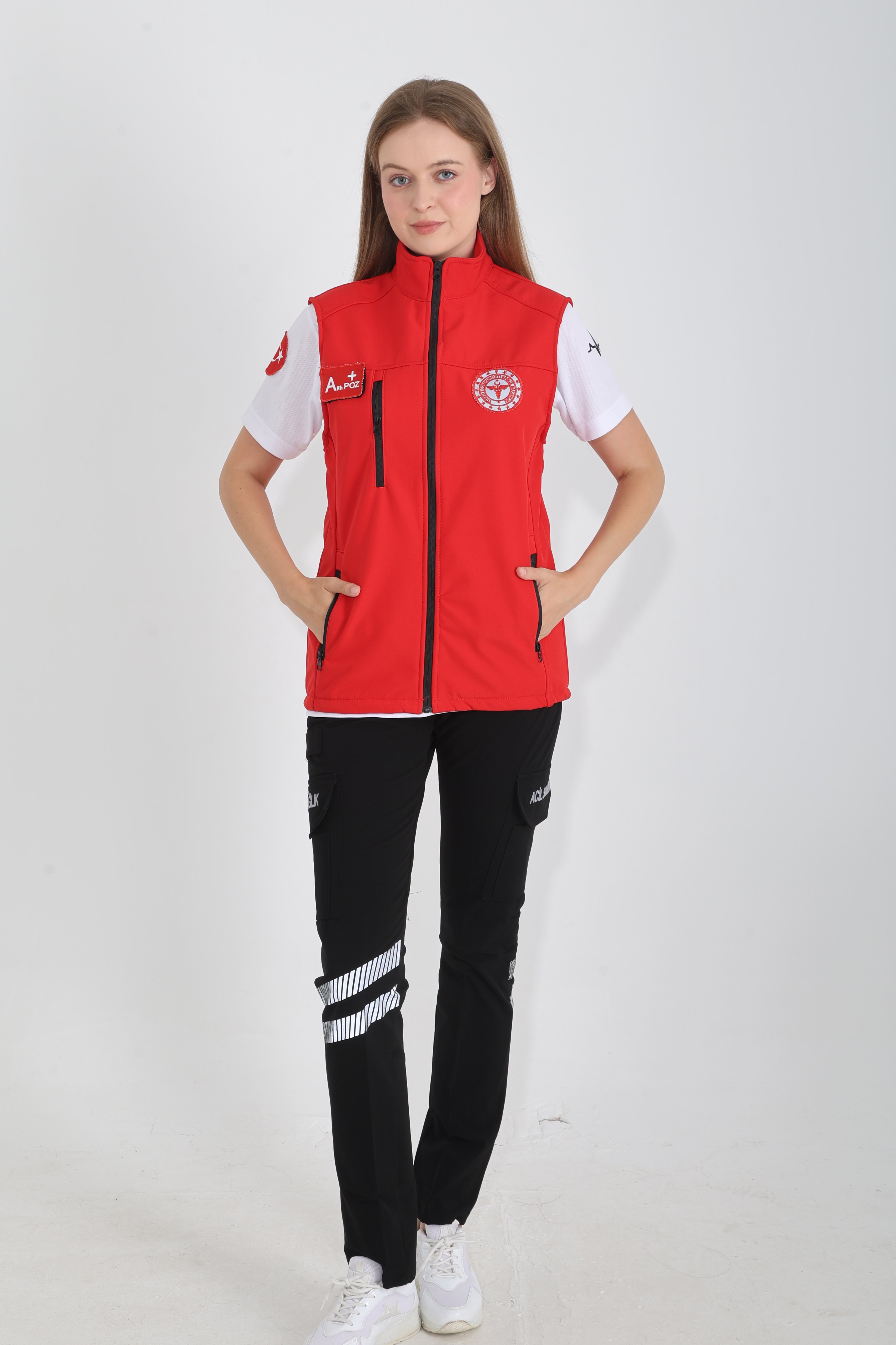 112 Acil Sağlık Kırmızı Yelek (Unisex)