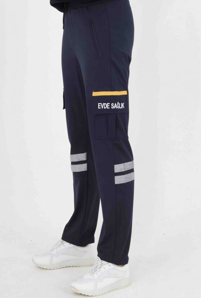 Evde Sağlık 4 Mevsim Lacivert Likralı Eşofman (Unisex)