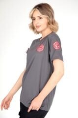 V Yaka Füme 112 Acil Sağlık  Comfort T-shirt (Fileli-Unisex)