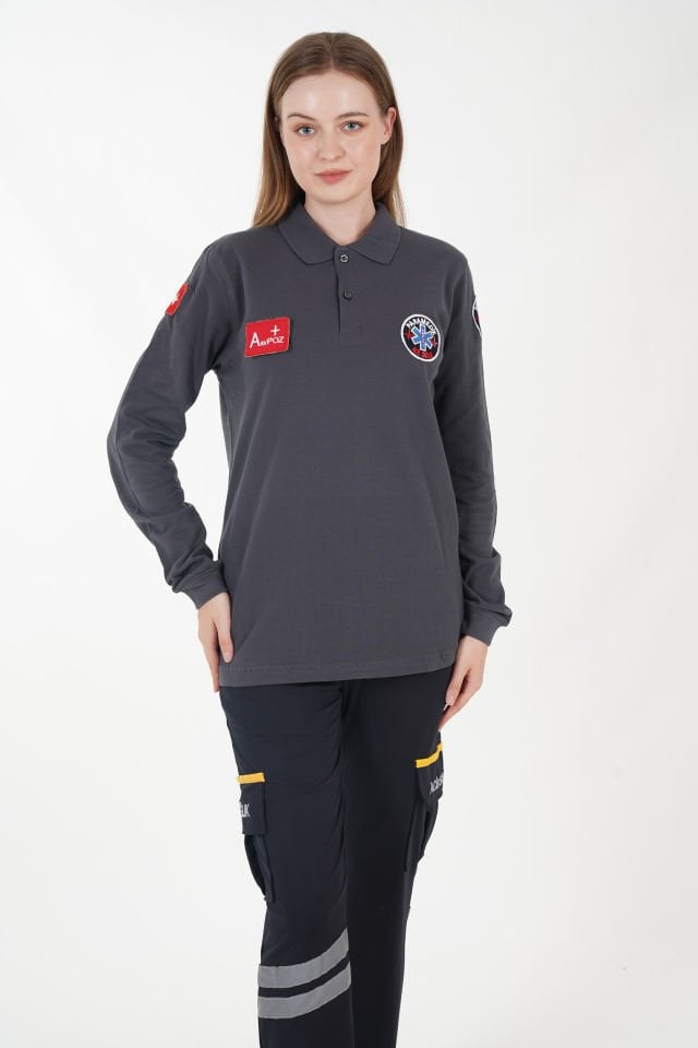 Yeni Paramedik Füme Uzun Kollu T-shirt (Unisex)
