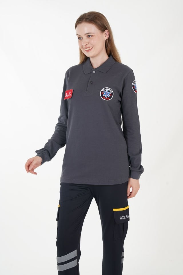 Yeni Paramedik Füme Uzun Kollu T-shirt (Unisex)