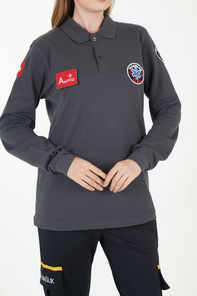 Yeni Paramedik Füme Uzun Kollu T-shirt (Unisex)