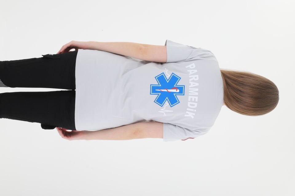 Yeni Paramedik Açık Gri Penye T-shirt (Unisex)