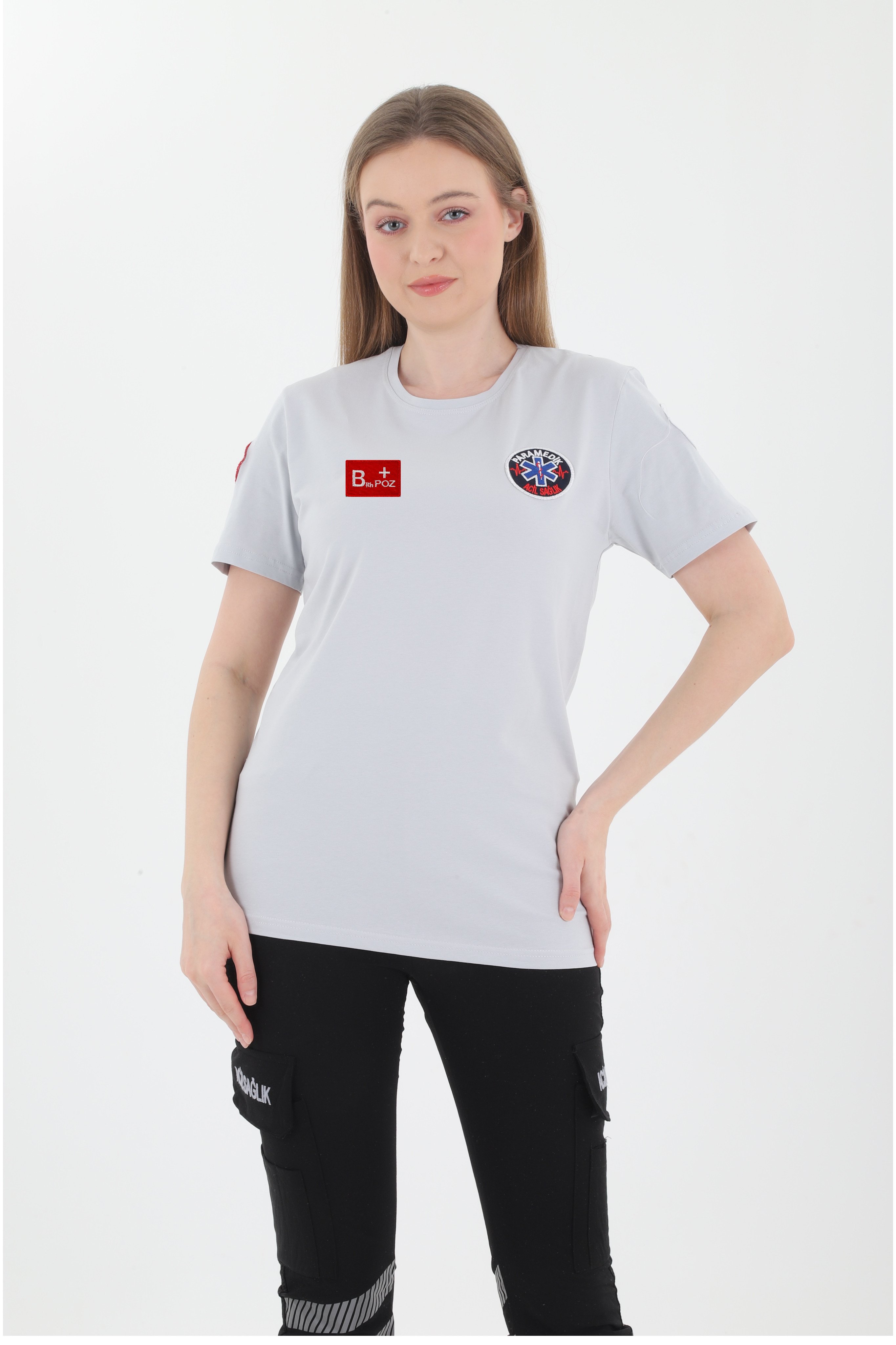 Yeni Paramedik Açık Gri Penye T-shirt (Unisex)