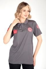 Yeni 112 Acil Sağlık Füme Polo Yaka Comfort T-shirt (Fileli-Unisex)