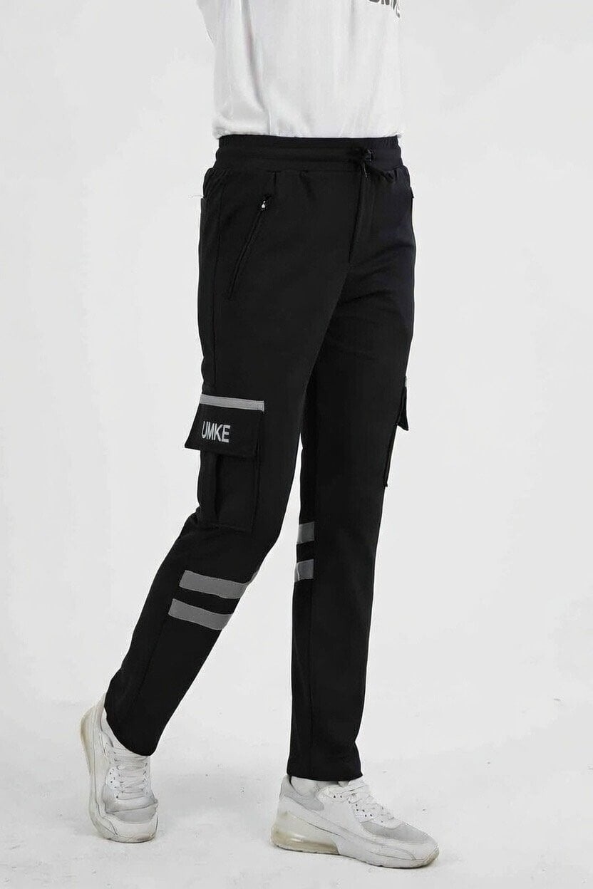Umke Siyah Eşofman 4 Mevsim Pantolon (Unisex)
