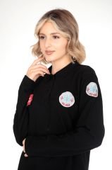 Yeni Paramedik Siyah Tunik Lacoste T-shirt