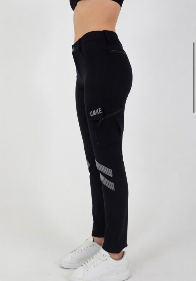 UMKE Outdoor Likralı Lacivert Tactical Çok Cepli Pantolon (Unisex)