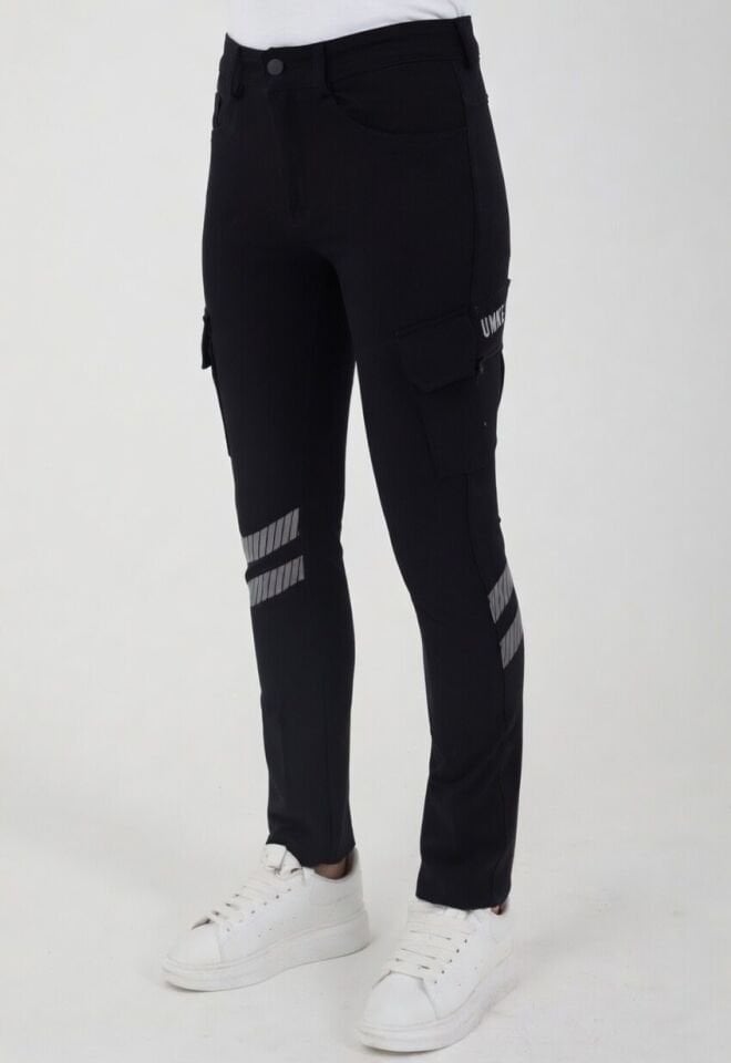 UMKE Outdoor Likralı Lacivert Tactical Çok Cepli Pantolon (Unisex)