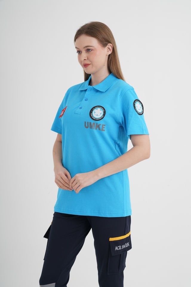 Yeni UMKE Turkuaz Lacoste T-shirt (Unisex)