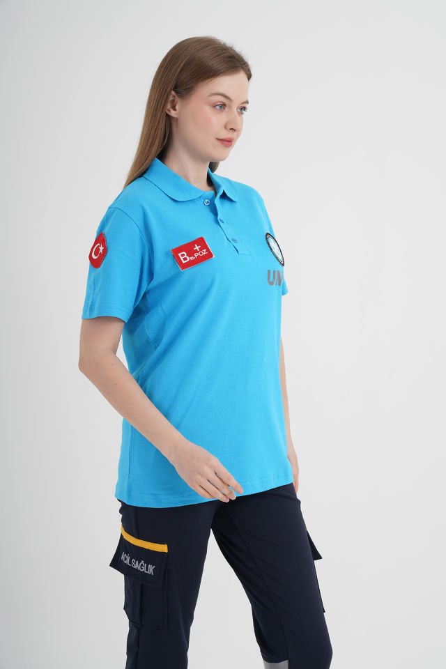 Yeni UMKE Turkuaz Lacoste T-shirt (Unisex)