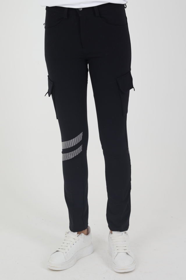 YAZLIK Acil Sağlık Lacivert Outdoor Çok Cepli Likralı Pantolon (Unisex-Slimfit)