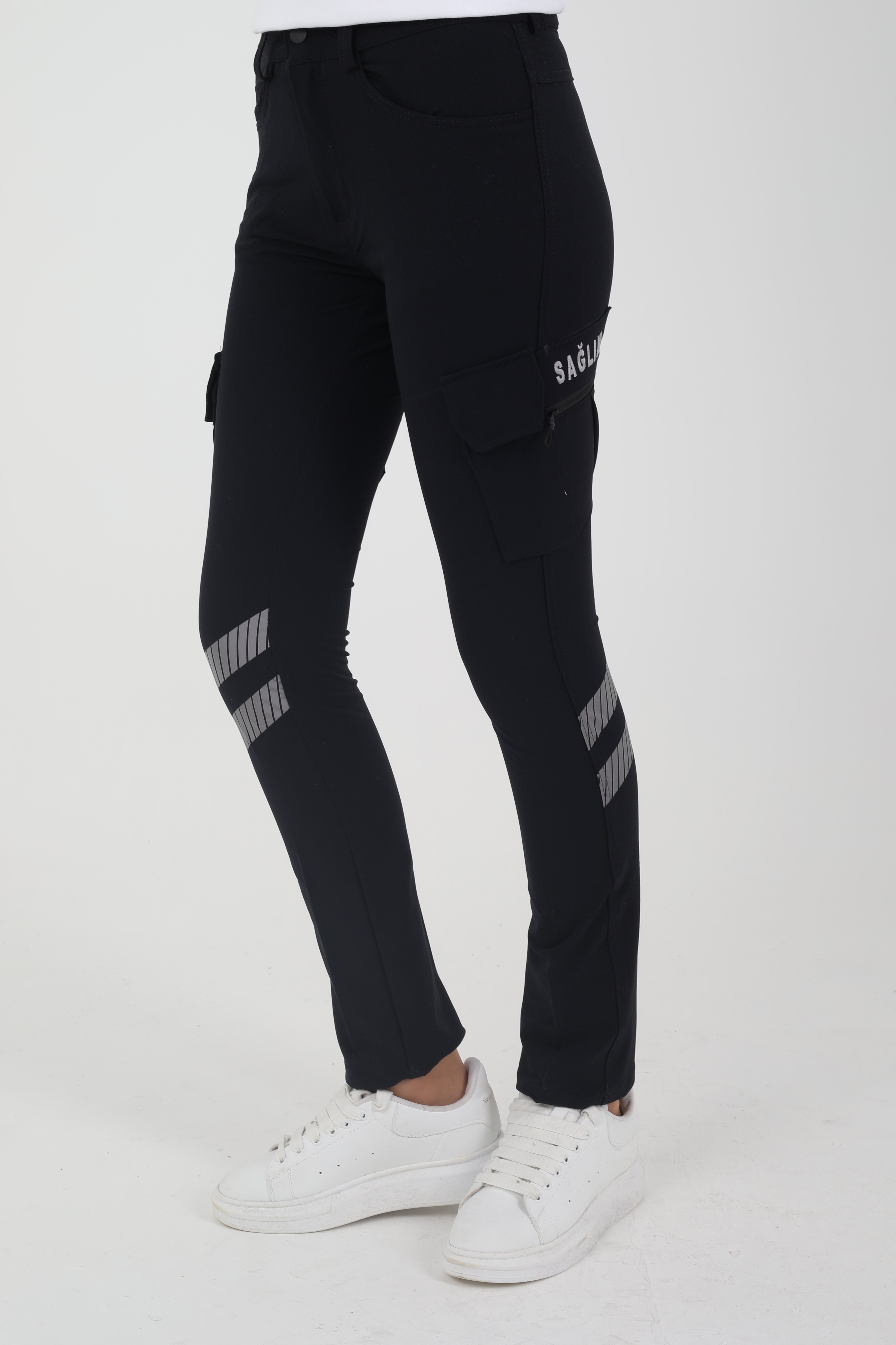 YAZLIK Acil Sağlık Lacivert Outdoor Çok Cepli Likralı Pantolon (Unisex-Slimfit)