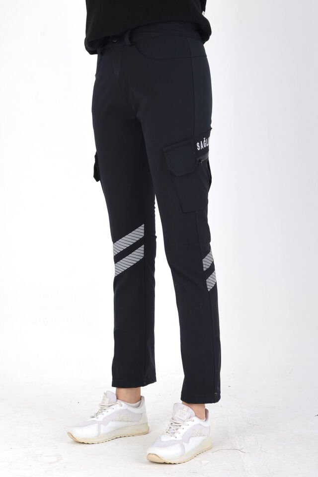 KIŞLIK Acil Sağlık Lacivert Tactical Pantolon (Unisex-Shoftshell Kumaş)