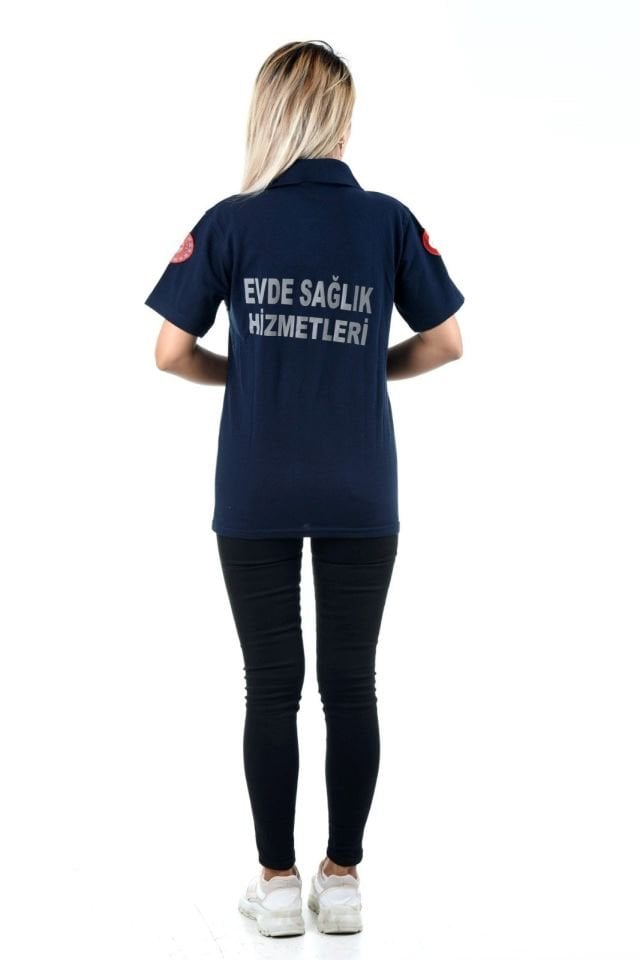 Evde Sağlık Siyah Uzun Kollu Lacost T-Shirt (Unisex)
