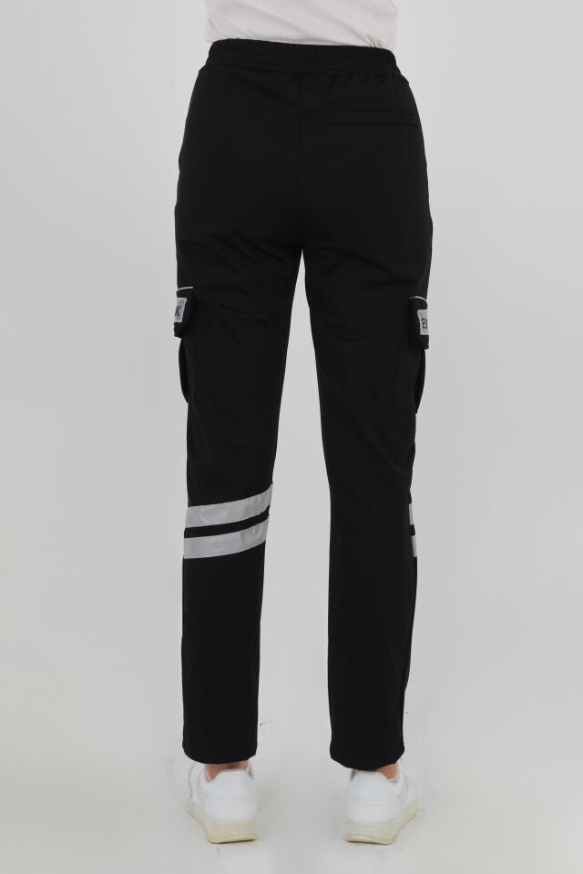 YENİ Paramedik Kışlık Siyah Likralı Eşofman Pantolon (Unisex)