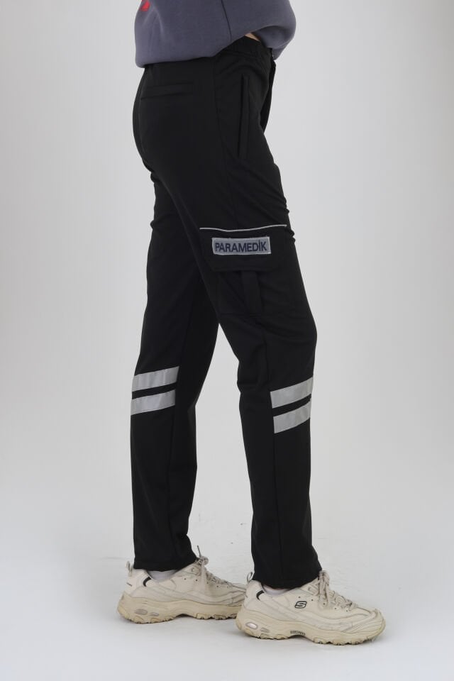 YENİ Paramedik Kışlık Siyah Eşofman Pantolon (Unisex)