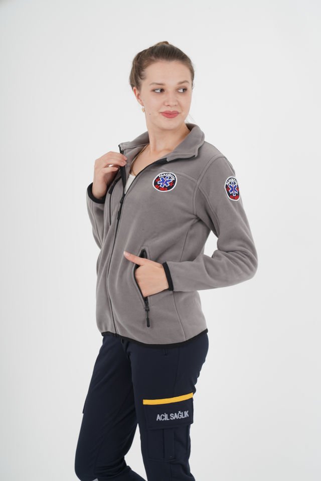 Yeni Açık Füme Paramedik Polar (Unisex)