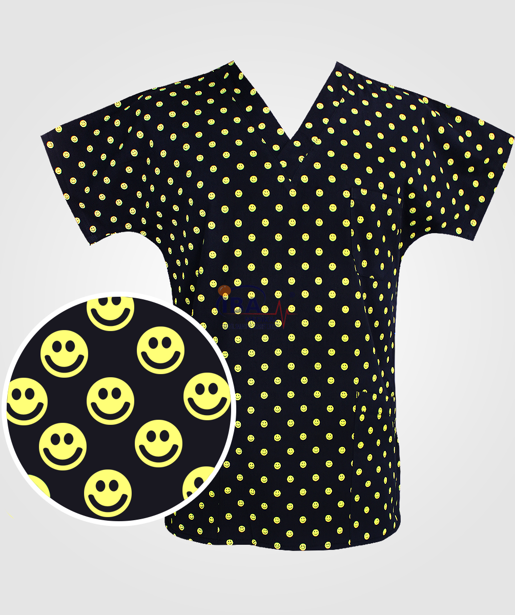Emojili Hemşire Forması (SARI)