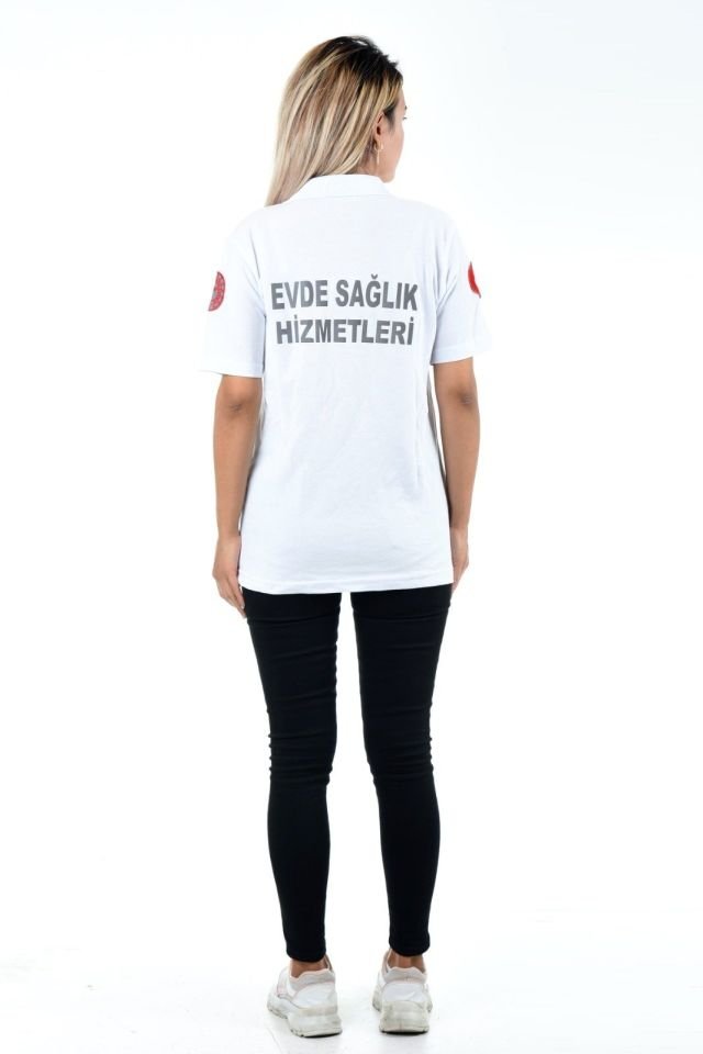 Evde Sağlık Açık Gri Penye T-shirt (Unisex)