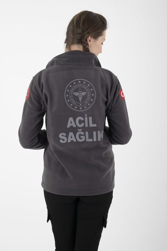 Yeni Fermuarlı Füme Acil Sağlık Swit (Unisex)