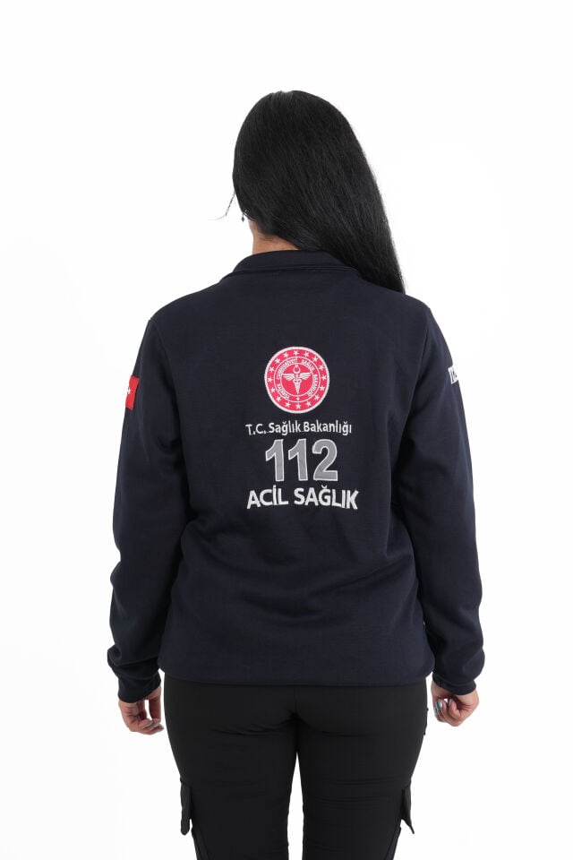 Sağlık Bakanlığı 112 Acil Lacivert Polar (Pike Kumaş-Unisex)