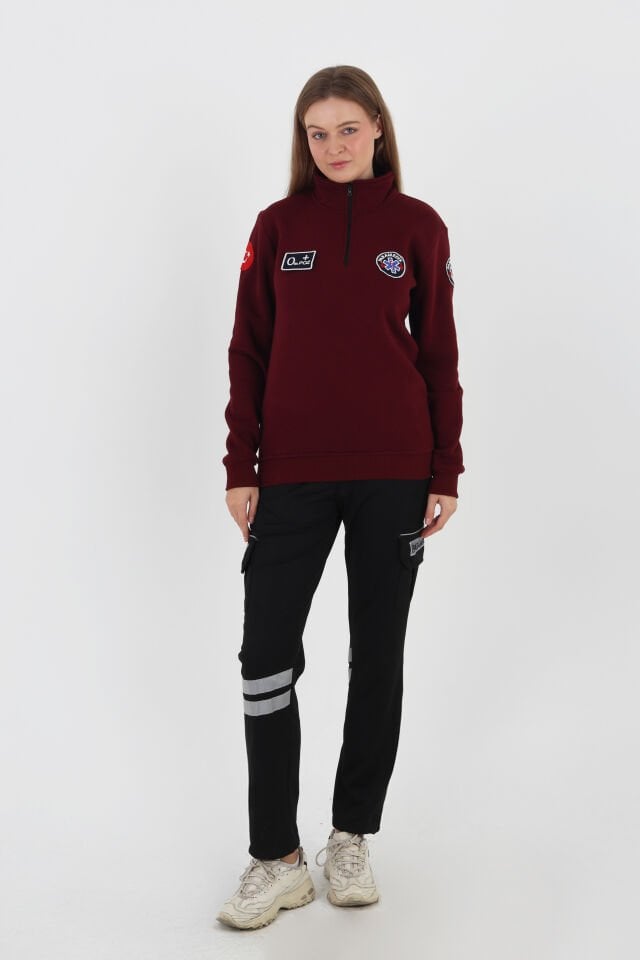 Paramedik Bordo Fermuarlı Swit (Unisex)