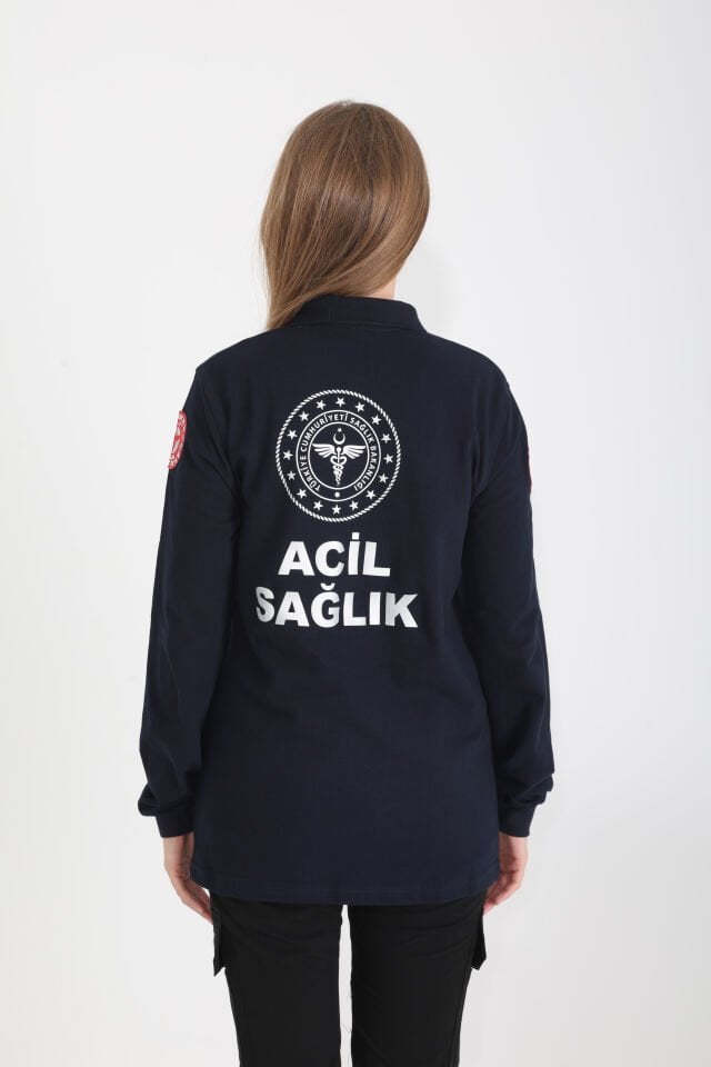 112 Acil Sağlık Lacost Tunik T-shirt Lacivert