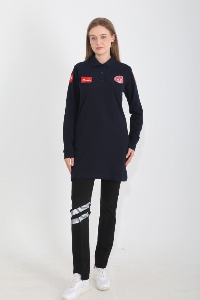 112 Acil Sağlık Lacost Tunik T-shirt Lacivert