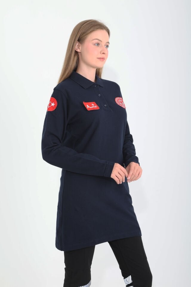 112 Acil Sağlık Lacost Tunik T-shirt Lacivert