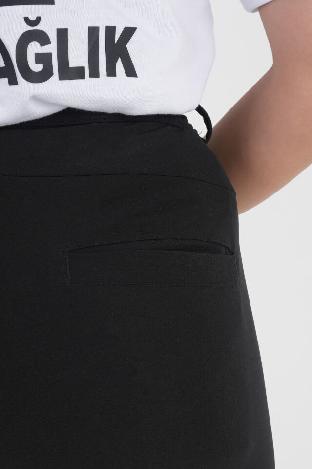 Yeni Acil Sağlık Siyah Outdoor Likralı Pantolon (Unisex)