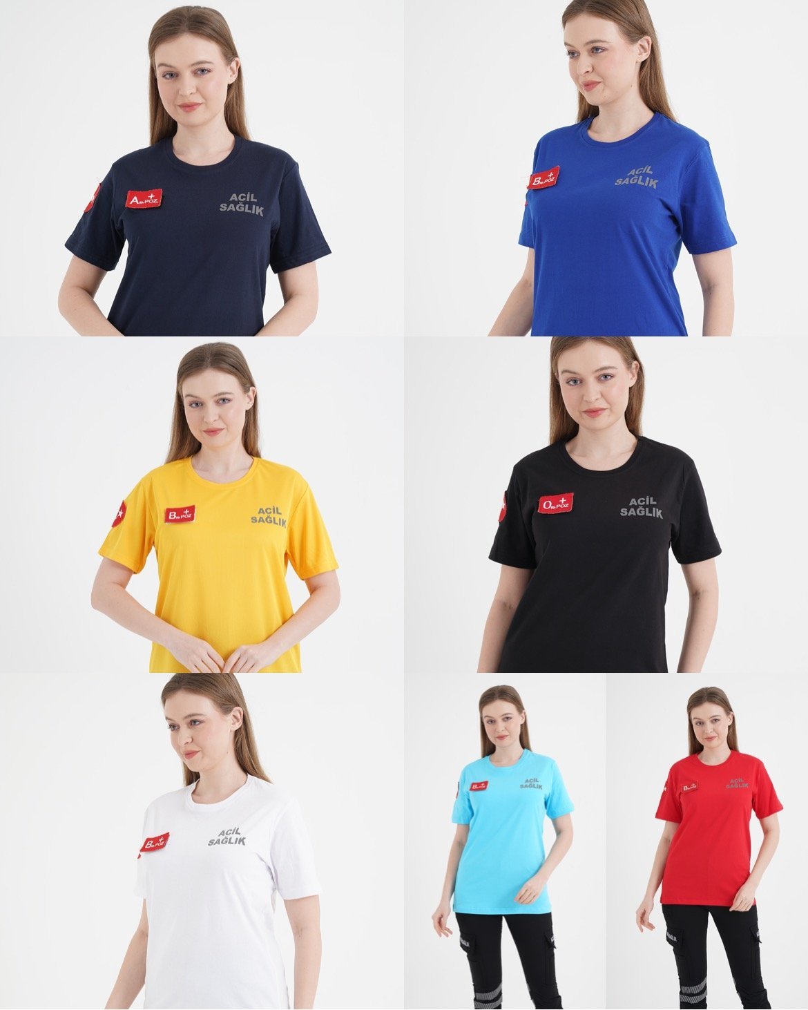 Acil Sağlık Ambulans Penye T-shirt (Unisex)