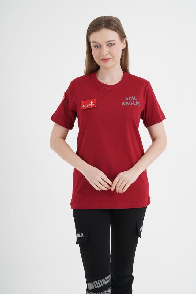 Acil Sağlık Ambulans Penye T-shirt (Unisex)