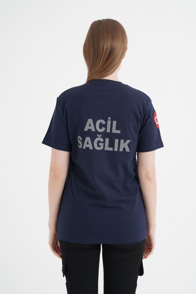 Acil Sağlık Ambulans Penye T-shirt (Unisex)
