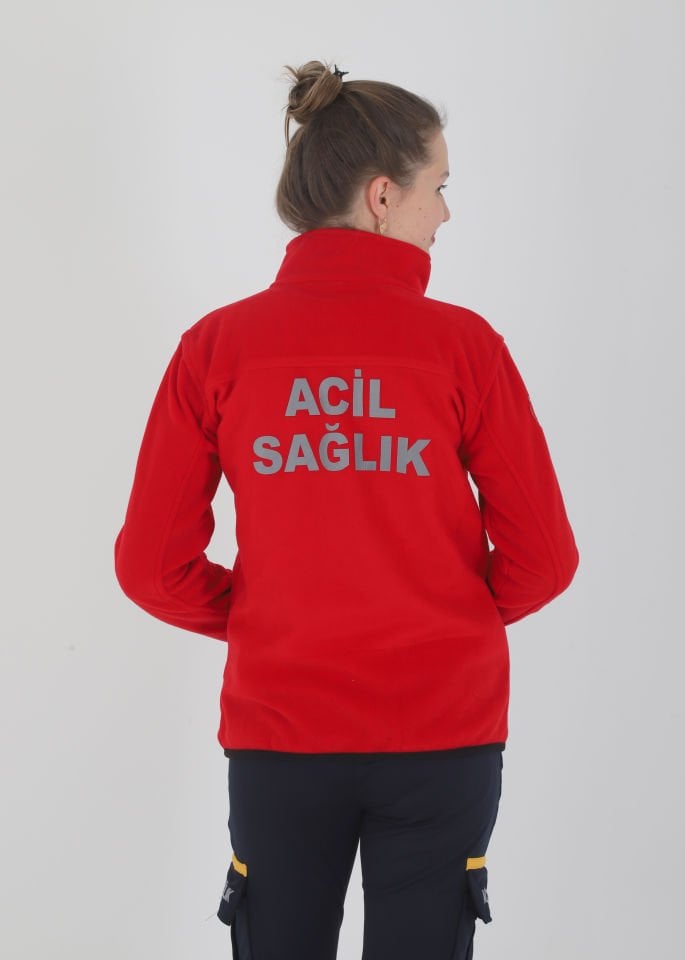 Yeni Kırmızı Acil Sağlık Polar (Unisex)