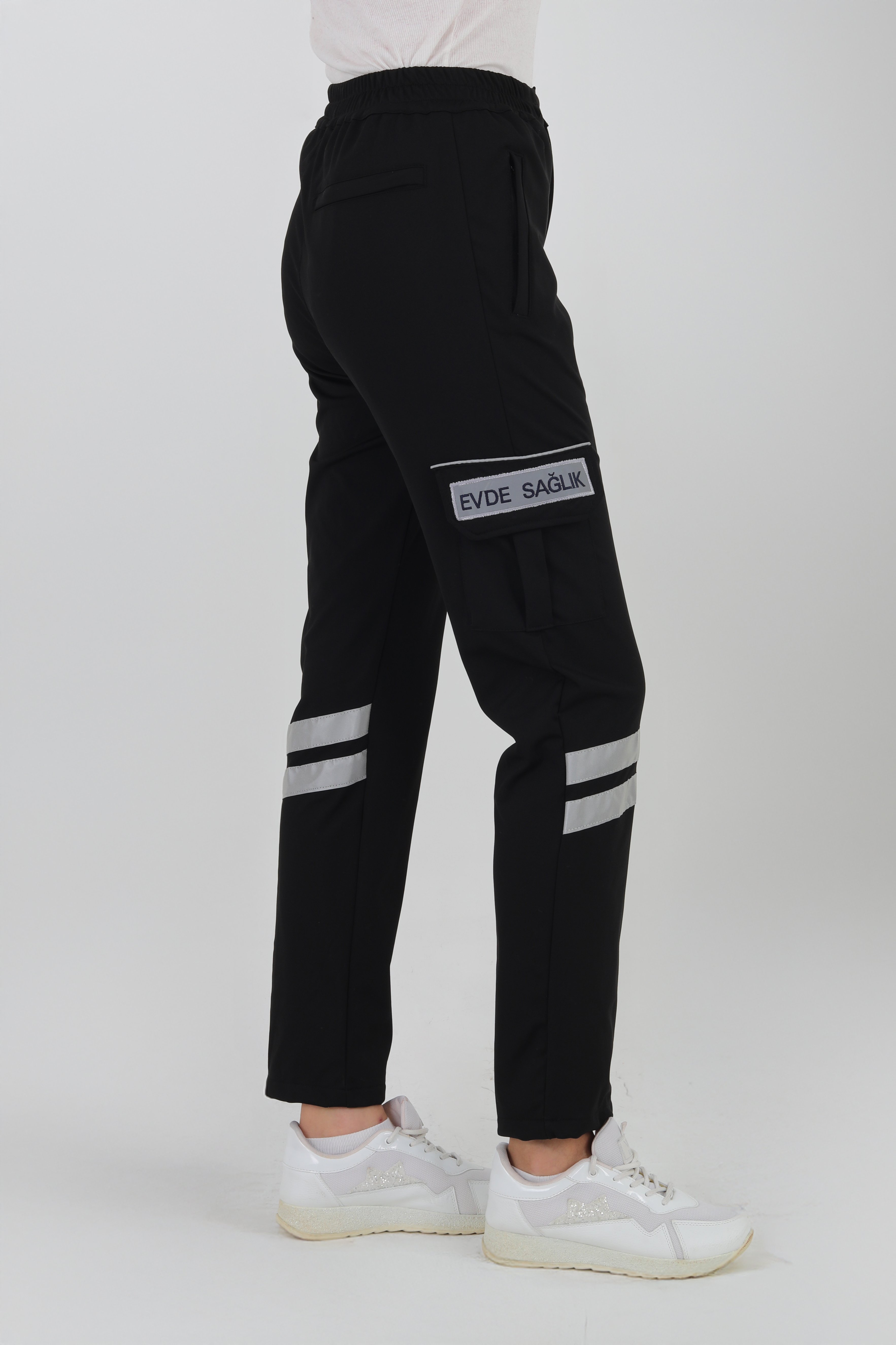 Evde Sağlık Kışlık Siyah Eşofman Pantolon (Unisex)